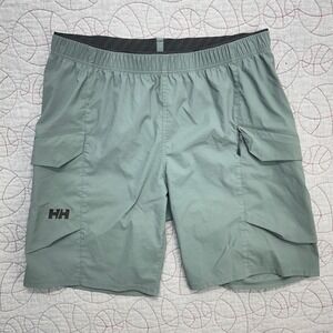 Helly Hansen Vista Hike Cargo Shorts Sage Green UPF 50+ / Men's Large